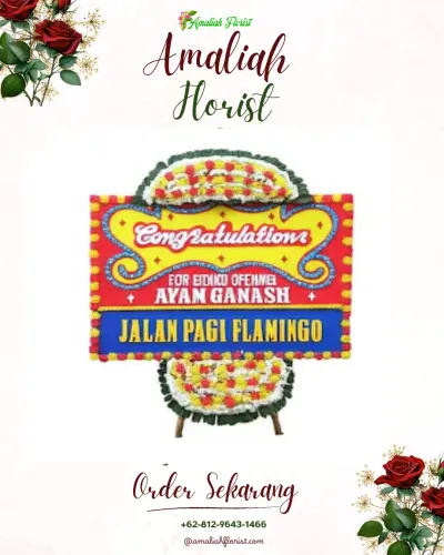 Bunga Papan Congratulation di Baloi Permai